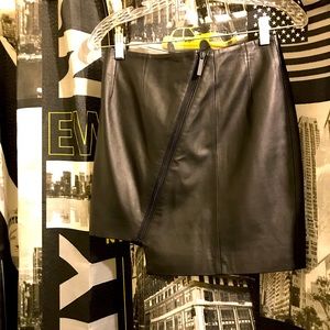 Leather Mini skirt